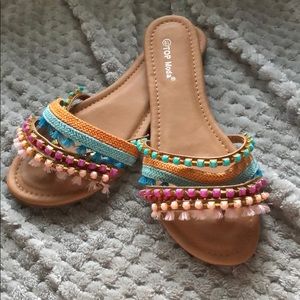 Flat sandals top moda